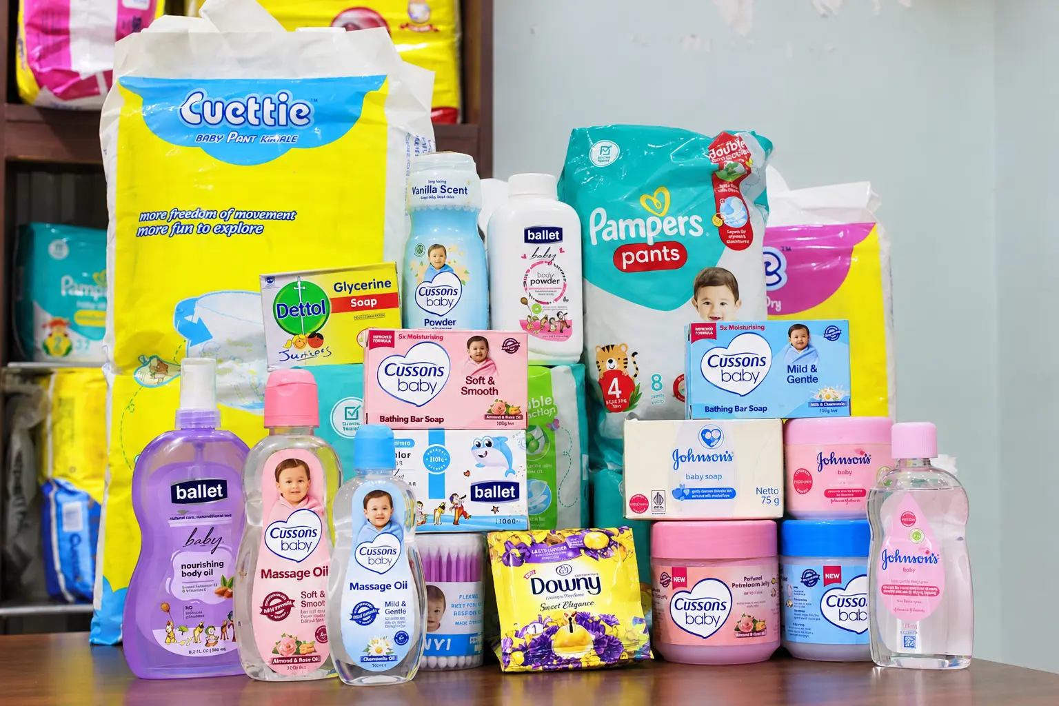 Baby care products and everyday essentials